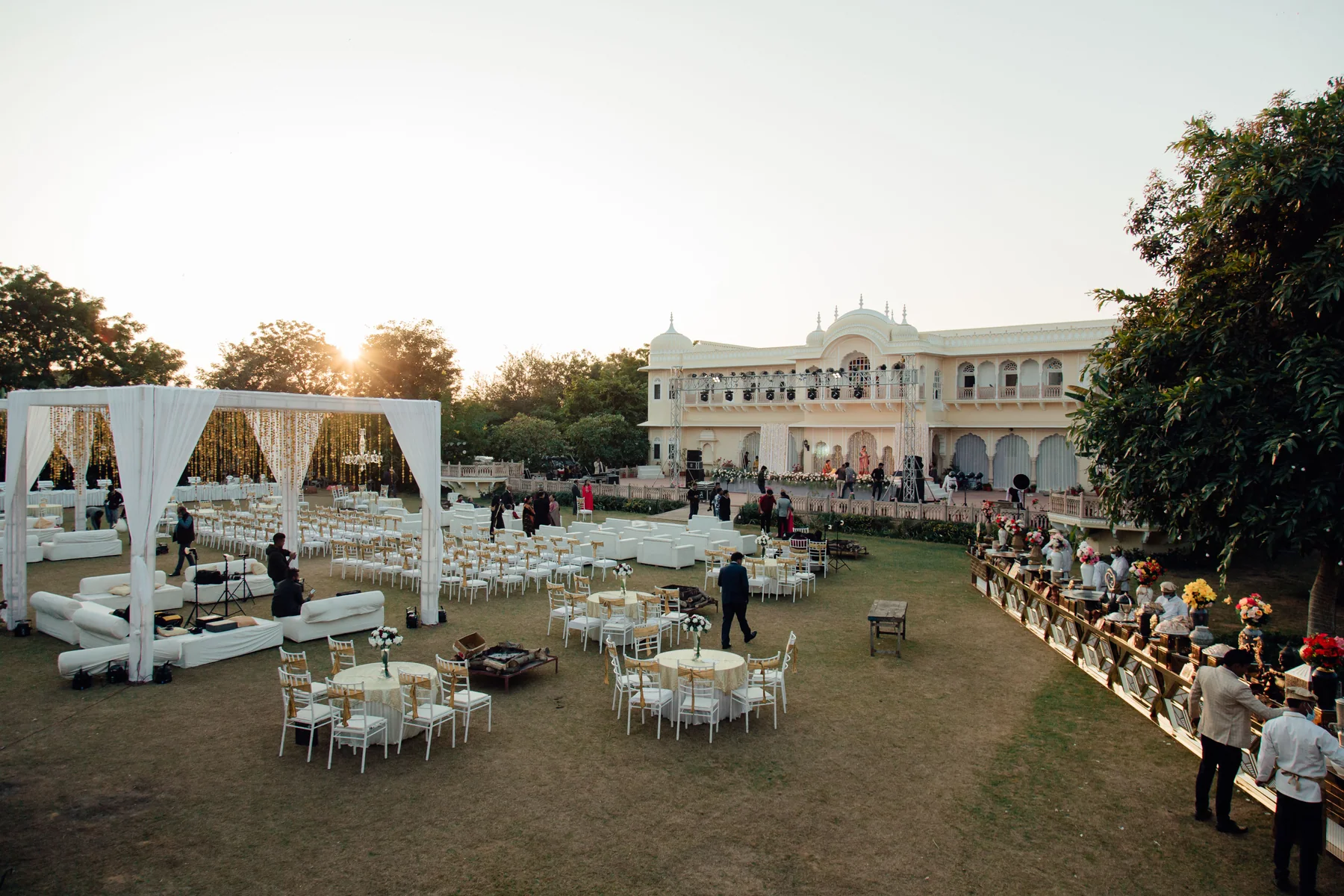Outdoor event management and venue setup in Guwahati